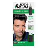 Just For Men Champú-in Tinte Para El Cabello, Negro Real H.