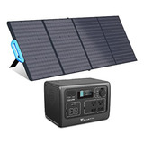 Estación De Energía Portátil Bluetti Eb55 Con Panel Solar Pl