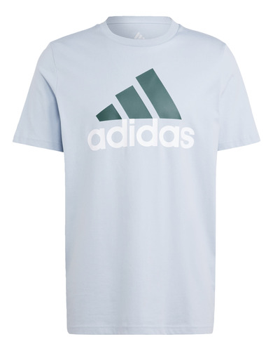 Remera Essentials Logo Grande Tejido Jersey Ij8576 adidas