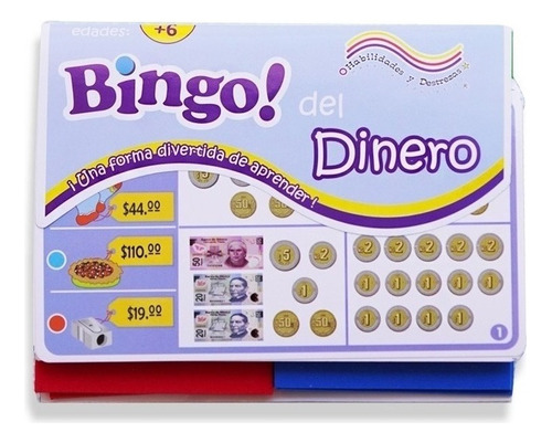Bingo Dinero Interactivo Entretenido Educativo Didáctico 