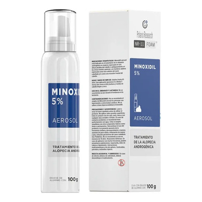 Polaris Nr-11 Foam Minoxidil 5% 100g Tratamiento Alopecia | MercadoLibre