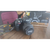  Nikon Kit D3300 + Lente 18-55mm Vr Ii Dslr Color  Negro 