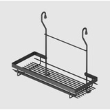 Estante Negro Para Colgar En Caño De Cocina