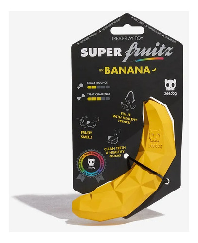 Juguete Super Fruitz Banana Zee Dog 