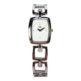 Reloj John L. Cook Mujer Velvet Joya 5608 Acero Sumergible 