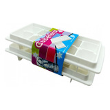 Cubeteras Plasticas Hielo Flexible Apilable Pack 2 Unidades