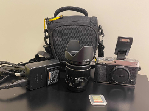 Kit Câmera Fotográfica Fujifilm X -e3 Com Lente 