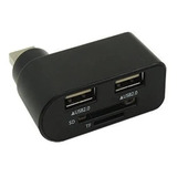 Leitor De Cartão Sd Mini Sd Tf Hub Porta Usb 2.0 Pc Notebook