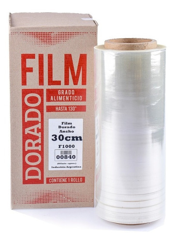 Film Alimenticio Industrial Dorado (30cm*800mts)  X3 Rollos