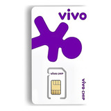 Kit 10 Und Chip Vivo Triplo Corte 4g Ddd Automático Atacado