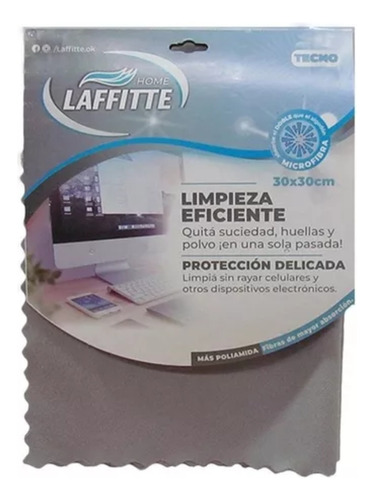 Paño Microfibra Tecno Pantalla Laffitte 30 X 30 Cm (6484)