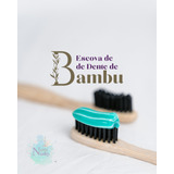 Escova De Dente De Bambu - 1 Unidade