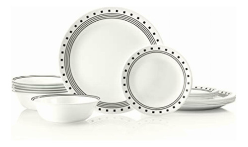 Corelle 1122069 Vajilla 18 Piezas Cityblock