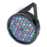 Refletor Slim Led Par 64/54 Rgbw Ambar Leds 3w Dmx Digital