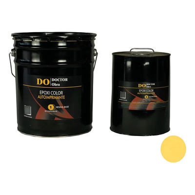 Pintura Epoxica Pisos Amarillo Seguridad Cubeta 18 Lts (a+b) Acabado Brillante | MercadoLibre