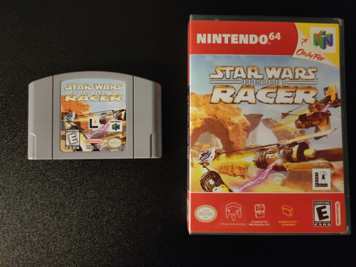 Star Wars Racer + Caja Plástica - Nintendo 64 - Original