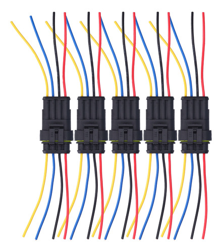 Conector De Cable Automotriz De 5 Vías Para Coche Eléctrico