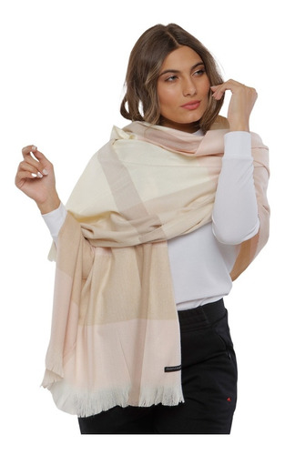 Pashmina Montagne Sigrid Ruana Grande Ultra Suave Increible