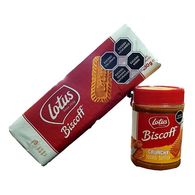 Lotus Biscof Cookies Galleta 250g+ Cookie Butter Crunch 400g | Envío gratis