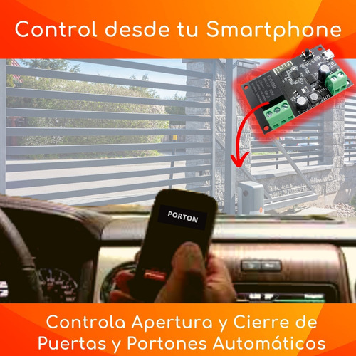 Interruptor Inteligente Wifi Puertas Y Portones Automáticos