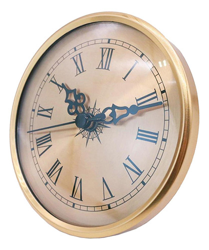Reloj De Cuarzo De 4,25  / 108 Mm, Adornos Dorados, Número