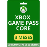 Xbox Game Pass Core Para Console - 3 Meses De Assinatura