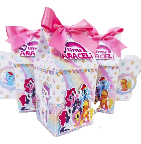 10 Cajitas Golosineras Milk Box My Little Pony Craftbaires 