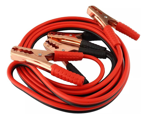 Kit Pasa Corriente Cables 200 Amp. 250 Cm. Para Auto / Moto.
