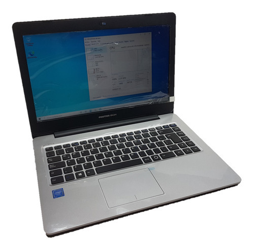 Notebook Positivo Bgh A1100i 14 , N3060, 4gb Ram, 500gb Hdd Color Gris