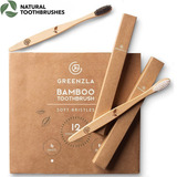 Greenzla Cepillos De Dientes De Bambú (paquete De 12) | Cepi