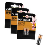 Pilha Alcalina Mn21 23 A23 12v Duracell 2u Kit 3