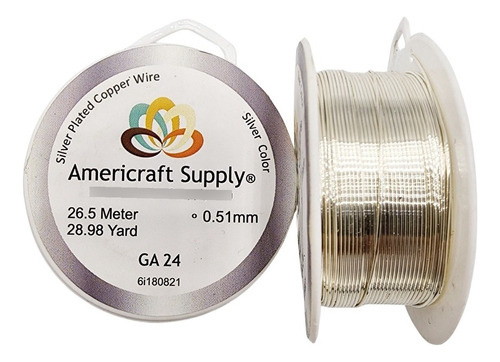 Alambre Para Bisutería Americraft Supply Calibre 24