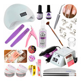 Kit Manicure Alongamento De Gel Nail Designer Original