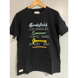 Brooksfield Remera Negra Talle M