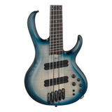 Bajo Ibanez Azul Sombreado Mate 5 Cuerdas Btb705lm-ctl