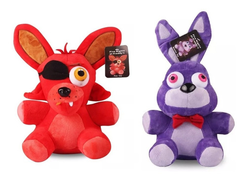 Red Foxy & Bonnie Five Nights At Freddy´s Peluches