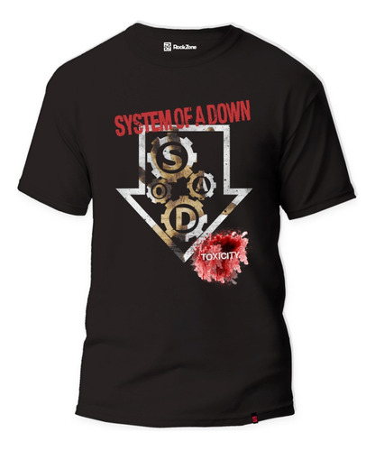 Camiseta Rock Band System Of A Down Album Toxicity