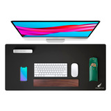Mousepads Gamer Tapete Escritorio Extra Grande Alfombrilla De Ratón Para Oficina Juegos Base Antideslizante Impermeable Keyboard Pad Color Negro Indomitus