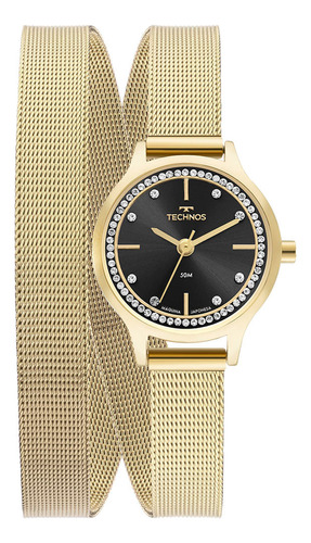 Relógio Technos Feminino Mini Dourado - Gl32au/1p