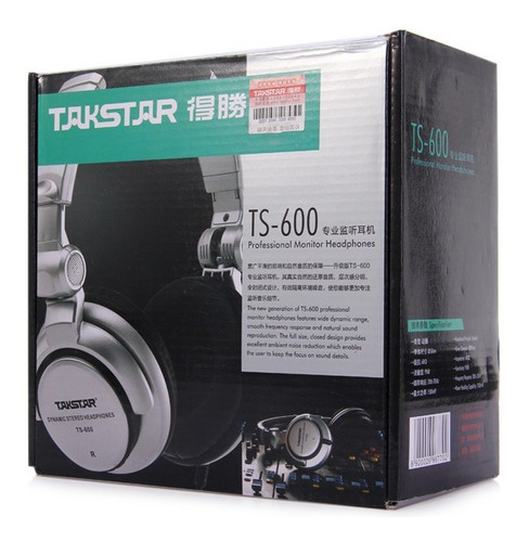 Auricular Takstar Ts 600 Profesional Monitors , Dj , Estudio