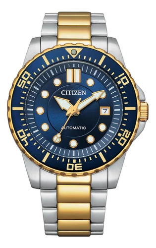 Reloj Hombre Citizen Automatico Nj0174-82l  Agente Oficial M