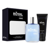 Kit Royal Paris Fierce Masculino Deo Colônia Pós Barba 100g