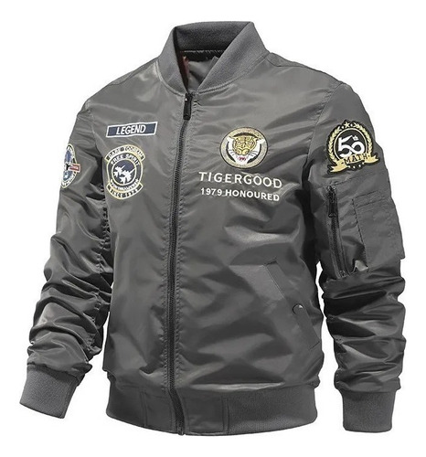 Jaqueta Militar Masculina Pilot Army Bomber Chaq