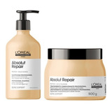 Kit Loreal Profissional Absolut Repair Shampoo E Máscara 