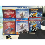 Sony Playstation 4 Slim 1tb Mega Pack: Marvel's Spider-man/horizon Zero Dawn Complete Edition/ratchet & Clank