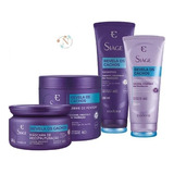  Kit Revela Cachos Eudora Shampoo,cond.creme Pentear, Máscara