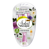 Maquinita De Afeitar Femenina Bic Soleil Escape Rosa X3u