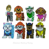 Figuras De Foamy De Perritos 10 Pzs Tamaño Dulcero 20cm Fomi