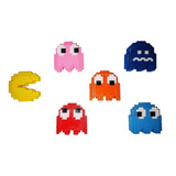 Set Pacman + Fantasmitas - Pixel Art -impresion 3d