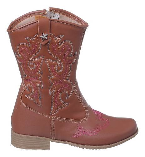 Bota Texana Infantil Feminina Country Rodeio Western